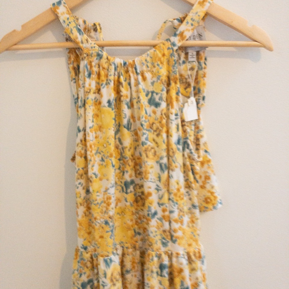 Hayden Yellow Floral long Dress - Picture 5 of 6